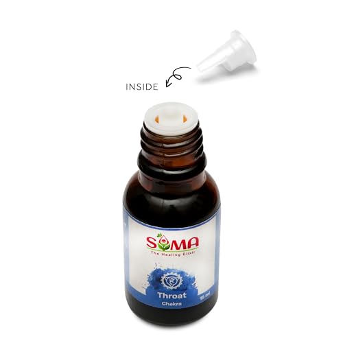 Image of Essential Oil | Aroms Oil | 15 ML | Oil for 7 Chakra | Throat Chakra Oil | Best for Aromatherapy | Helps in concentration & meditation | Pack of 1 |