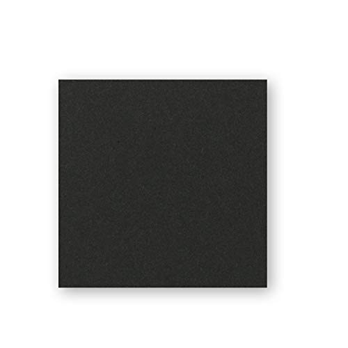 50 single cards square, 15 x 15 cm in black (kraft paper), 240 g m², blank craft cards, postcards - Image 3