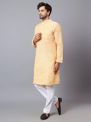 Image of LATEST CHIKAN Men's Cotton Regular Kurta
