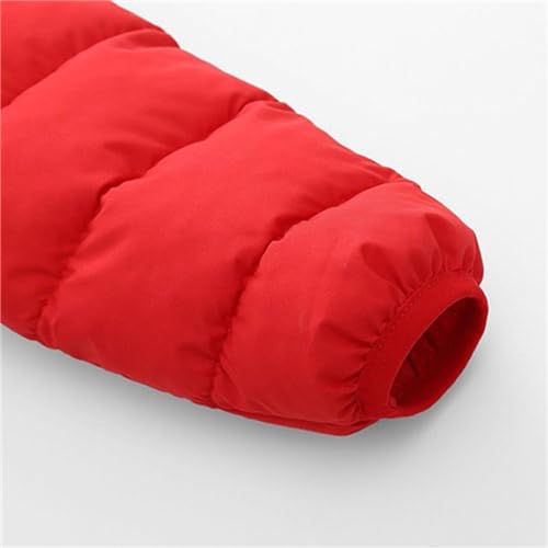 Toddler Boys Girls 𝗛ooded Puffer Long Sleeve Zipper 𝗖artoon Jacket Winter Thicken Windproof Warm Coat4