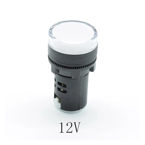 Luz indicadora LED 22mm para panel 110V amarillo evita fallos de conexión 3
