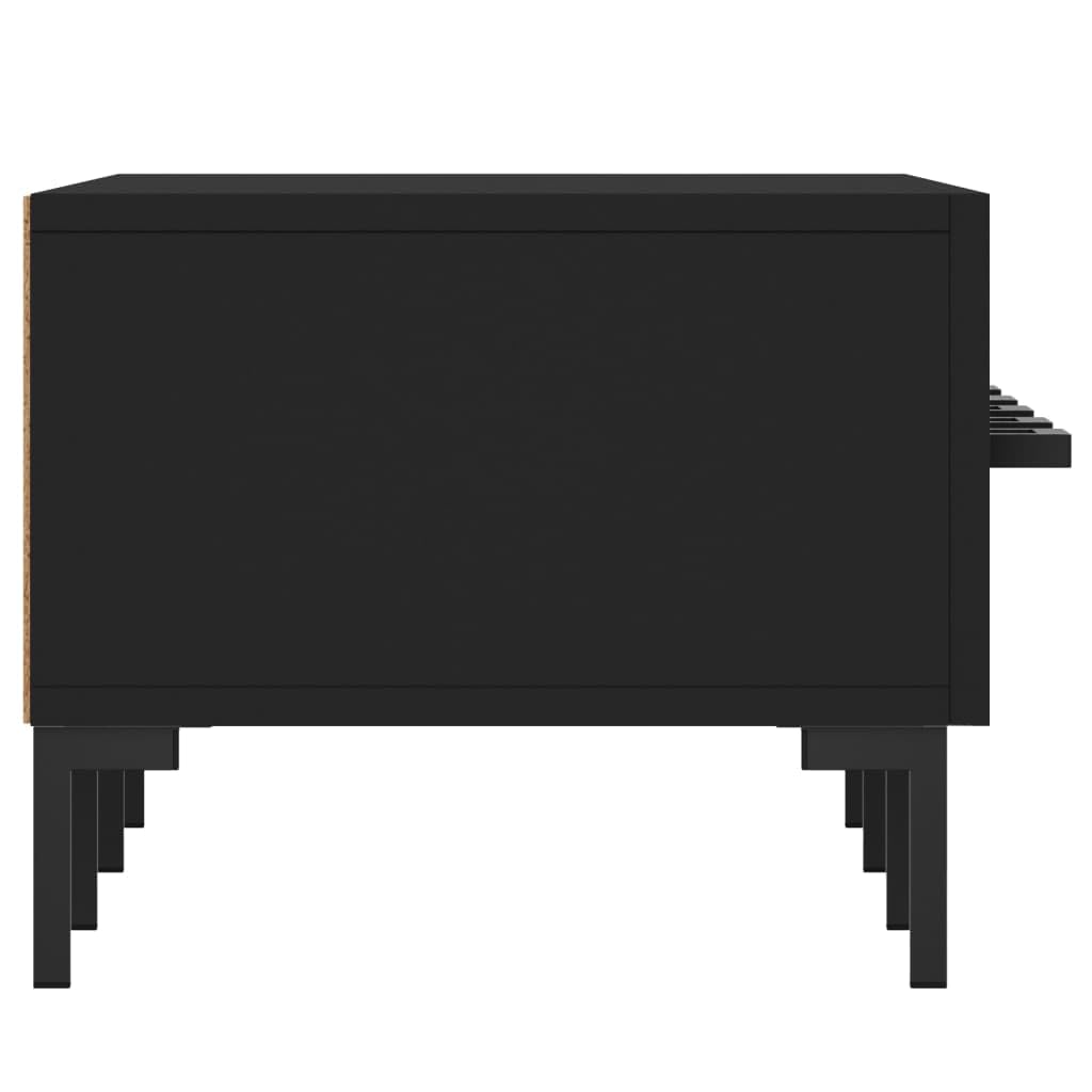 vidaXL Mobile Porta TV Nero 150x36x30 cm in Legno Multistrato