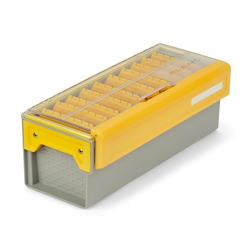 Image of Plano EDGE Short Hang Box, Stores 40 Crankbaits, with Rust-Preventive Rustrictor, Dri-Loc Watertight Seal, WaterWick, DuraView Transparent Lid, Stackable Storage for Fishing Organization