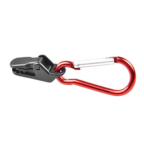 Ajcoflt 10 peças de grampos de toldo de lona para tendas de encaixe de ganchos para camping tenda de