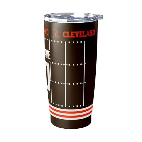 Image of ANTKING Cleveland Tumbler 20 oz Travel Coffee Cup for Men Women Boy Custom Name Number Gifts