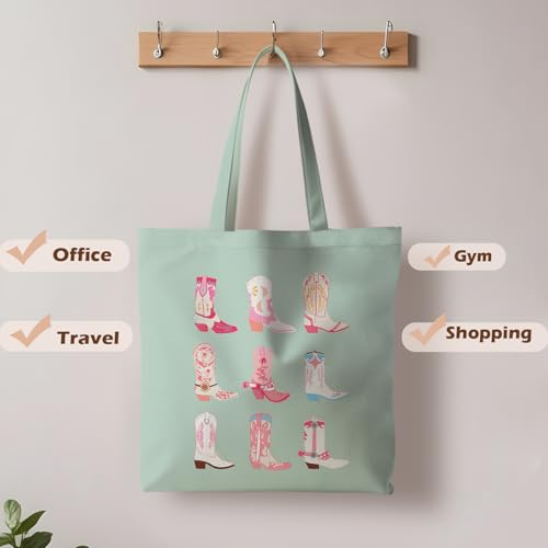 Bolso Tote Western para Mujer de Lona miniatura 4