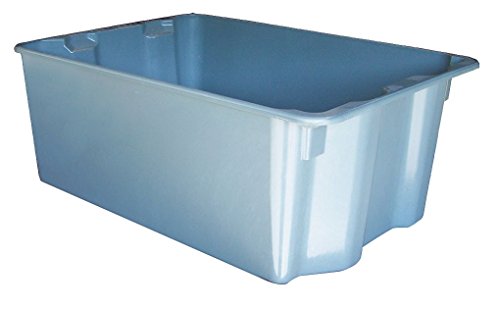 Stacking & Nesting Container, Hd, Gray