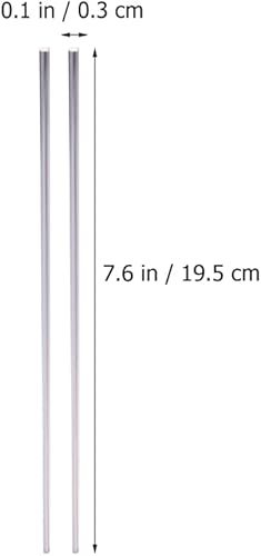 Miniatura 4 de BESPORTBLE Juego de 20 estacas para plantas, palos de jardín acrílicos transparentes para orquídeas, estacas transparentes para apoyar tallos de