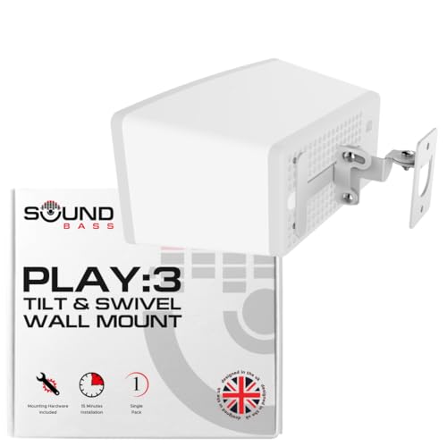 Sound Bass �X�s�[�J�[�u���P�b�g SONOS PLAY�V���[�Y�p �C�M���X�Ő݌v PLAY:3 �z���C�g PLAY3-W