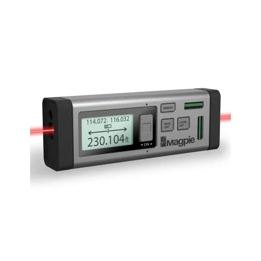 The First Bilateral Laser Distance Meter : 262ft/80m. VH-80 Laser Measurement Tool by Magpie with Multiple Units – Multifunctional Laser Tape Measure for Fast, Precise & Professional Results.