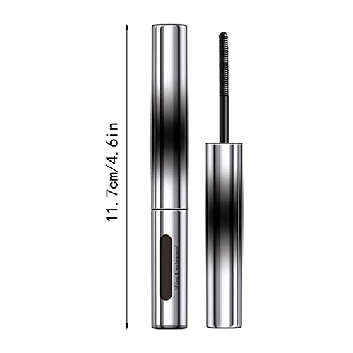 Fiber Mascara Slender Curling Mascara Fine Brush Head Long Lasting Non Smudged Long Lasting And Long Lasting Water Based Mascara（Black-A) #TOP5