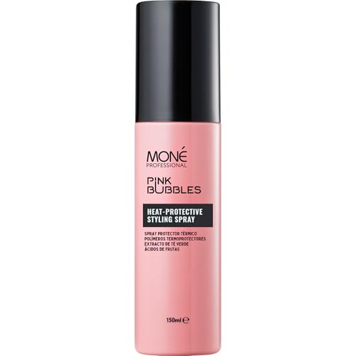 MONÉ PROFESSIONAL Protector Térmico Pelo - Protección contra el calor de la plancha – No mas Frizz - Desenredante y Lisado - Hidrata y Cuida tu Cabello- 150 ml