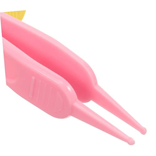 Doitool Pink Stuff Cleaner 5Pcs Booger Clip Baby Clean Abs Tweezers Precision Tweezers #TOP2