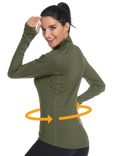 Chaqueta de yoga para mujer con cremallera completa VUTRU slim fit 7