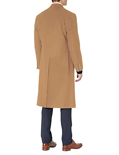 Adam Baker Men's Single Breasted Luxury Wool Full Length Topcoat - Available in Colors2