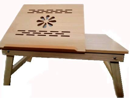 OBBO Wooden Laptop Table Multi Purpose Laptop Table Read Write Study -Brown (B07V238VYK) Amazon Price History, Amazon Price Tracker