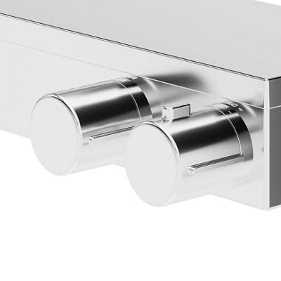 GoodHome Kolima Mitigeur de douche thermostatique chrome 150 mm