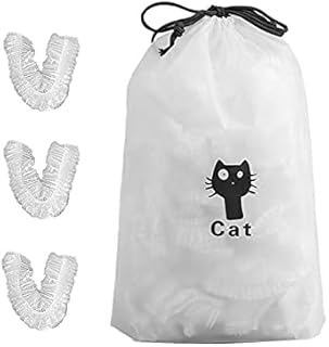 sunflowe 100pcs Fresh Keeping Bags, Shrinkable Elastic Food Storage Covers Household Fresh Wrap, Fresh Bag Stretch Bowl Lids For Food Sealing And Keep Fresh