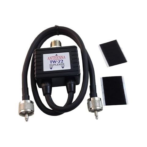 Anteenna TW-72 Duplexer SO-239-PL-259(VHF)/PL-259(UHF) with Cable Cover