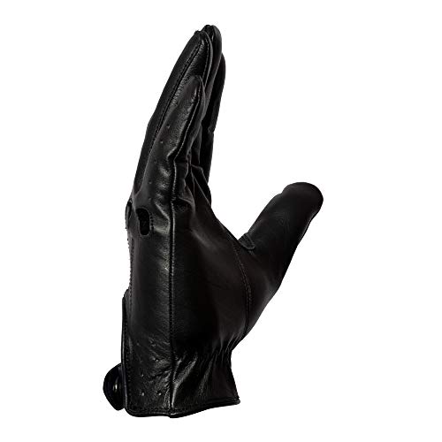 Hand Fellow Men's Leathter chauffeur Vintage Retro Style Without Lining Driving Gloves