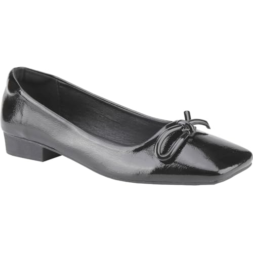 Women's Bow Ballet Flats Square Toe Low Heel Flat Elegant Dress Comfort Casual Daily Spring Summer Shoes