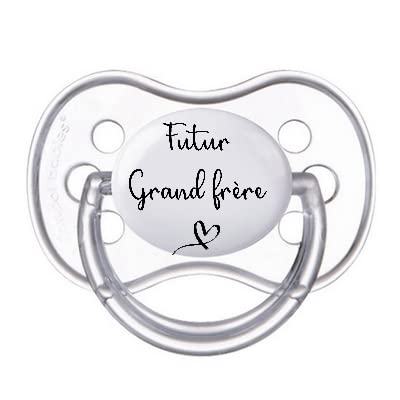 c'est moi qui décide Tétine sucette bébé personnalisée annonce grand frère grande soeur tonton tatie papi mamie Cover