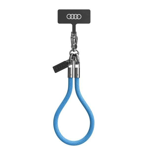 Audi AU-HSL8-R8/D1-BE Cordon universel pour téléphone Bleu 28 cm 8 mm, bleu, 28 cm