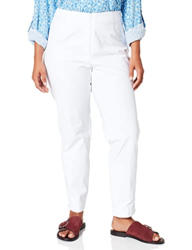 Studio Untold Damen Hose Plus Size - Wide Leg Mit Krepp-Streifen