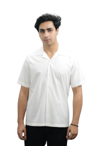 Cotton Open Collar Polo Shirt || Men's Cotton Rich Solid Polo Shirt | Collar Shirts | Half Sleeves | Plain-Regular Fit Shirt-image-0