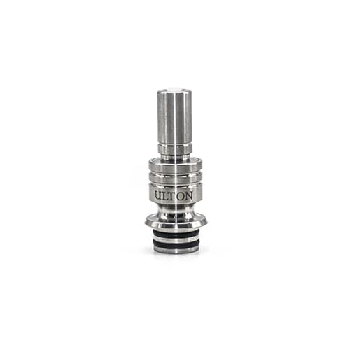 ULTON UTIP2 316SS 2-in-1 510 MTL DTL Drip Tip (s,Silver 1PC)