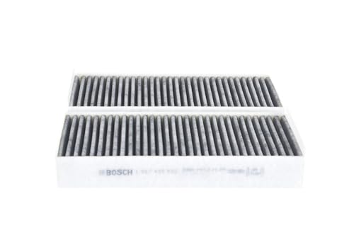 Bosch Filtro Abitacolo ai Carboni Attivi R5582, Filtro di Ricambio - Contro cattivi odori, polline e polvere per un'aria più pulita all'interno del veicolo - 2 Filtri