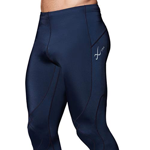 CW-X Men's Stabilyx Joint Support Compression Tights, Pants for Running and Recovery, 225809A, True Navy, X-Large4