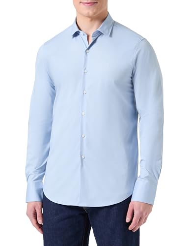 Replay M4140 Camisa, 905 Azure, XL Hombres