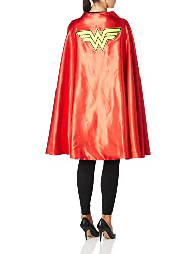 Rubies Women's Dc Comics Deluxe Wonder Woman Cape Costume Accessory, As Shown, One Size