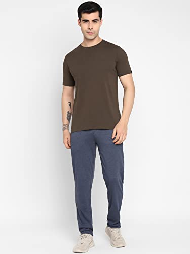 Image of Allen Cooper Men's Super Combed Cotton Rich Solid Round Neck Half Sleeve T-Shirt