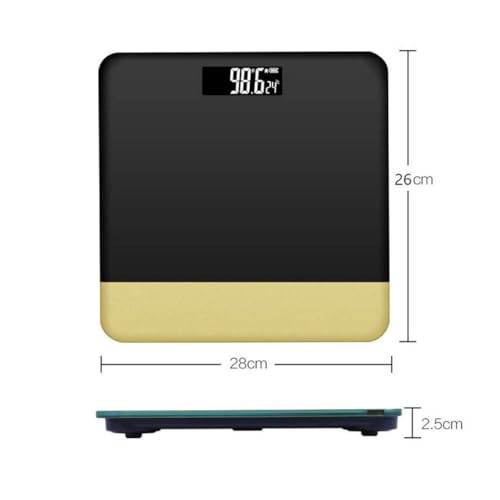 Balanza digital de baño con pantalla LED retroiluminada miniatura 2