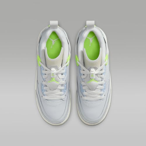 Jordan Spizike Low Big Kids' Shoes (IB4465-025, Photon Dust/Sail/Coconut Milk/Volt)4