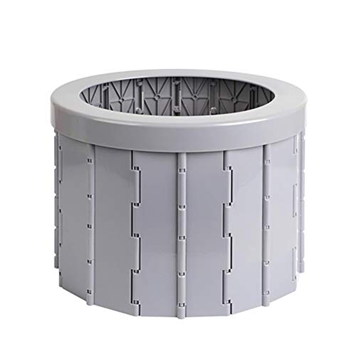 Inodoro portátil plegable al aire libre Asiento de inodoro Porta orinal Inodoro de coche lavable Inodoro compacto para acampar Senderismo Viajes largos Atasco Taburete plegable para ancianos, inodoro