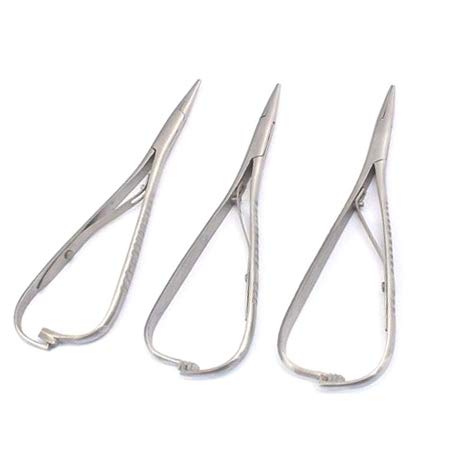 Miniatura 7 de Mathieu Ligadura Elástica Colocación Alicates 5.5" Instrumentos Ortodónticos Dentales, 12 Piezas