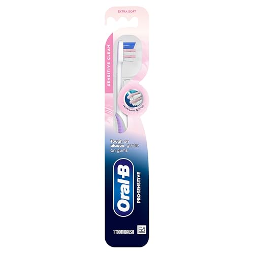 Oral-B Gum Care Sensitive toothbrushes, 1 Count tootbrush Extra Soft, Gentle on Teeth, Gentle on Gums, Extra Soft Tooth Brush, Compact Toothbrush