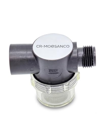 CR-MOESANCO® Shurflo Filtre à eau à vis 1/2" pour pompes à eau sous pression