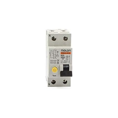 20 Amp Combined RCD/MCB Circuit Breaker Cover