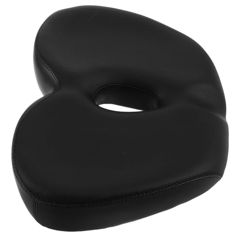 Siège étanche de vélo noir double rail amortisseur de chocs VTT