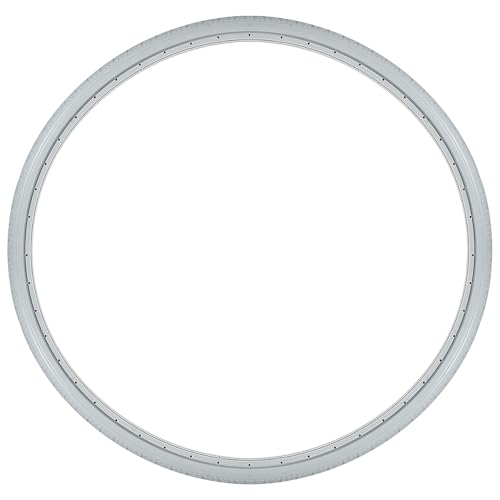 Healeved Neumático Elástico Macizo de Poliuretano para Silla de Ruedas 24 Pulgadas, Repuesto Resistente sin Aire, Rueda Duradera para Uso Interior y Exterior, Recambio Fácil de Instalar