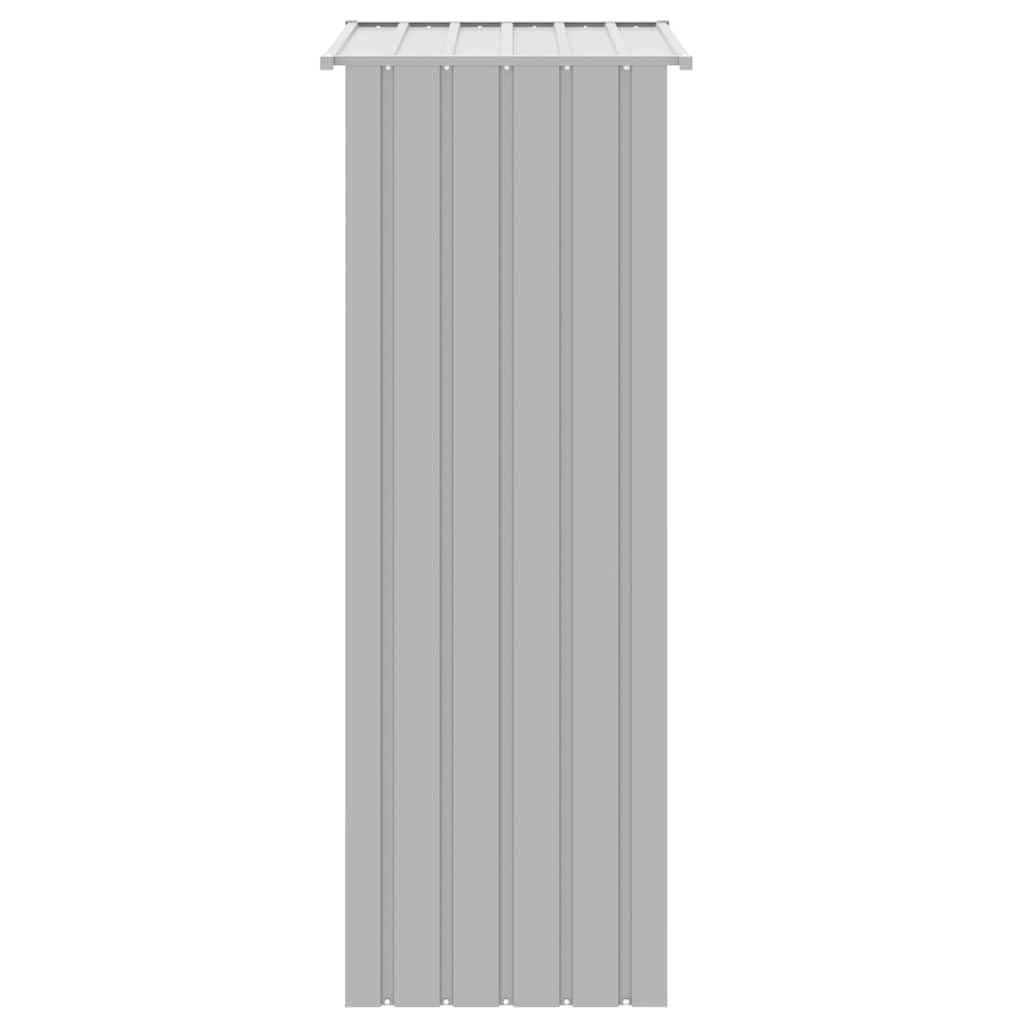 Jaula de pájaros Acero galvanizado Gris 215x78x200 cm