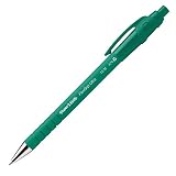 PAPER:MATE Lot de 12 Stylos Bille FlexGrip Ultra Rétractable Pte moyenne Vert