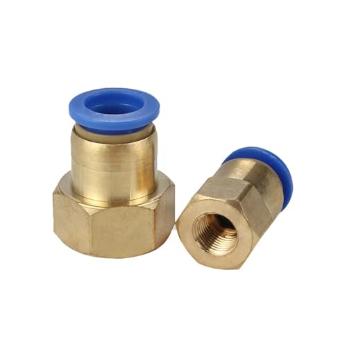 Conector neumático PCF de alta resistencia estructural con rosca recta hembra 5