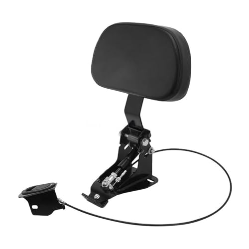 Dossier moto selle passager en cuir premium réglable pour Touring Street Glide