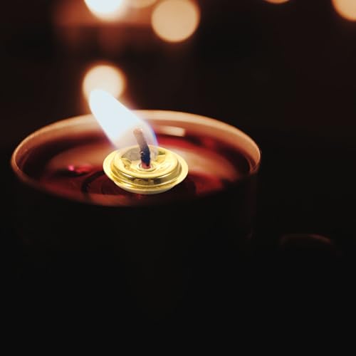20 Soportes Flotantes para Mechas de Velas de Aluminio miniatura 3