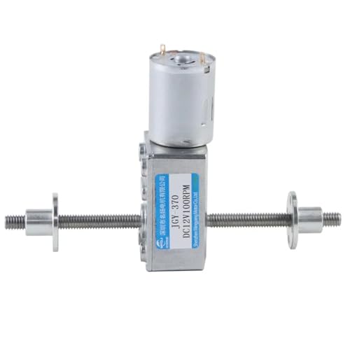Mini moteur électrique 12V double arbre M6 50mm avec réducteur de vitesse 18rpm